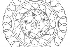 Mandala to color zen relax free 26